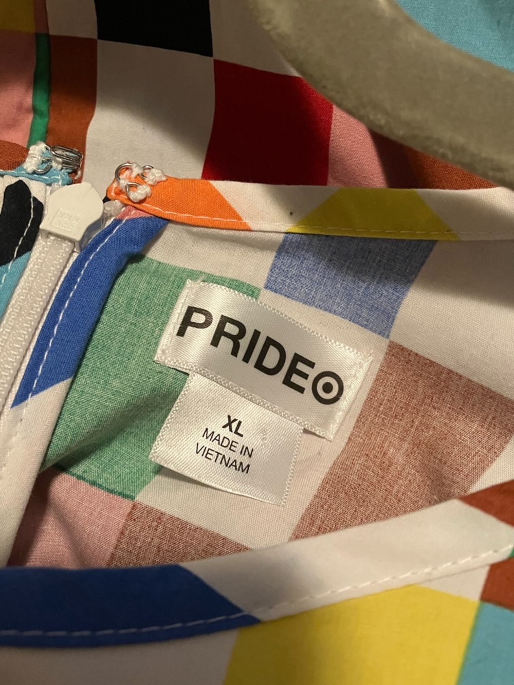 XL Target Pride short sleeved checkered skater dress - Picture 3 of 6